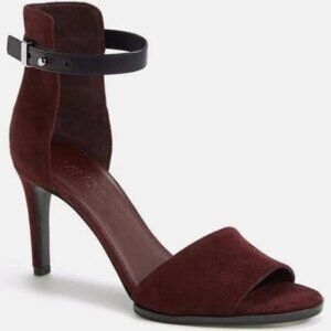 Vince Shoes Adley Suede Leather Heels